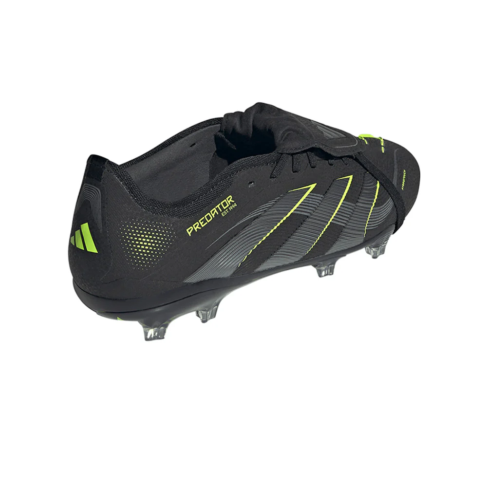 ADIDAS Predator Pro Fold-Over Tongue FG Men's Football Shoes - Black - UK 10