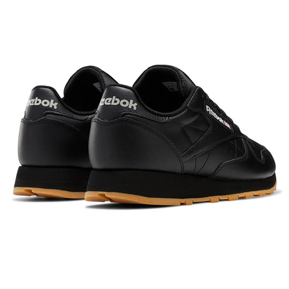 REEBOK Classic Leather Unisex Lifestyle Shoes - Black - US 10