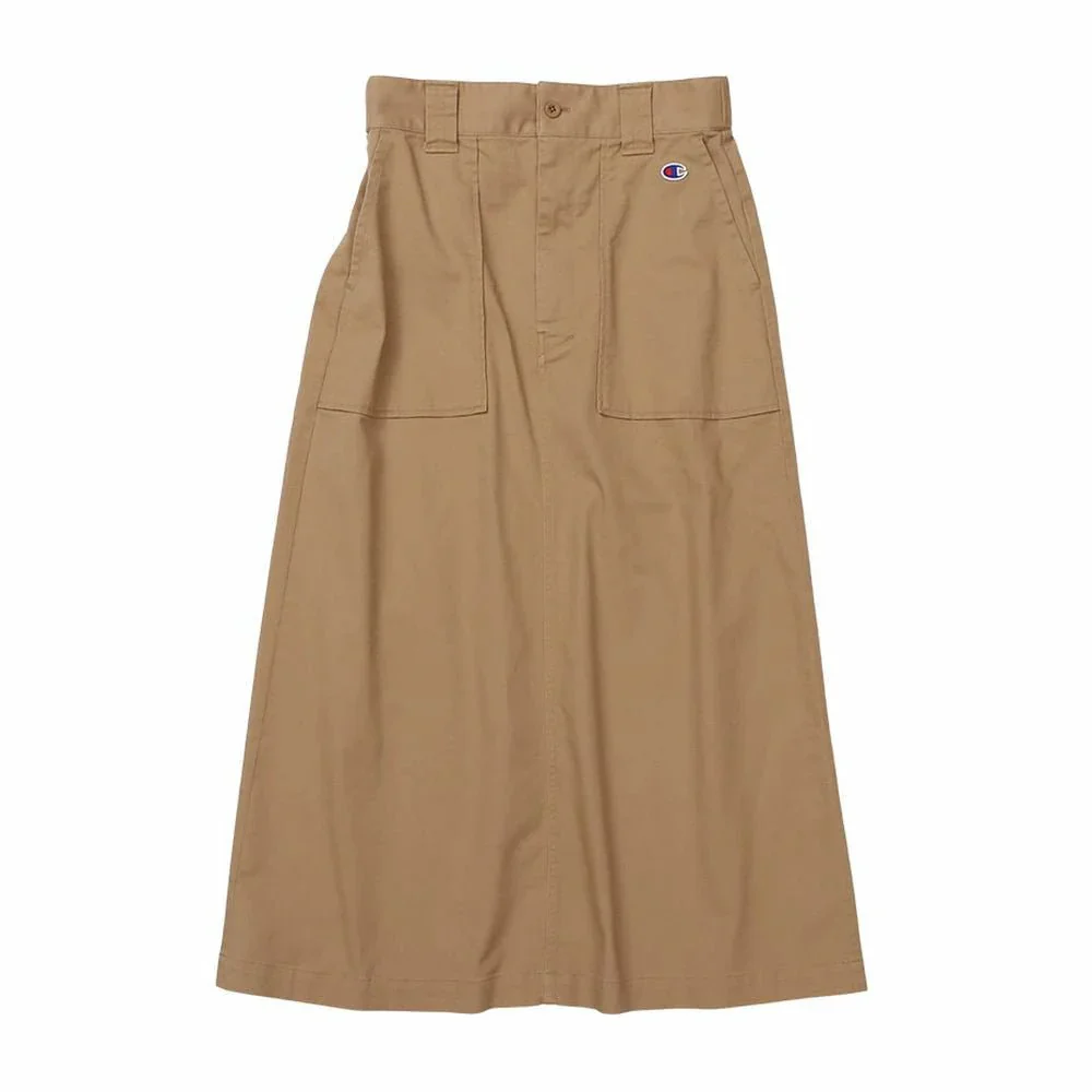 CHAMPION LONG SKIRT กระโปรงยาว CW-Z205-780 ผู้หญิง BEIGE - Beige - L