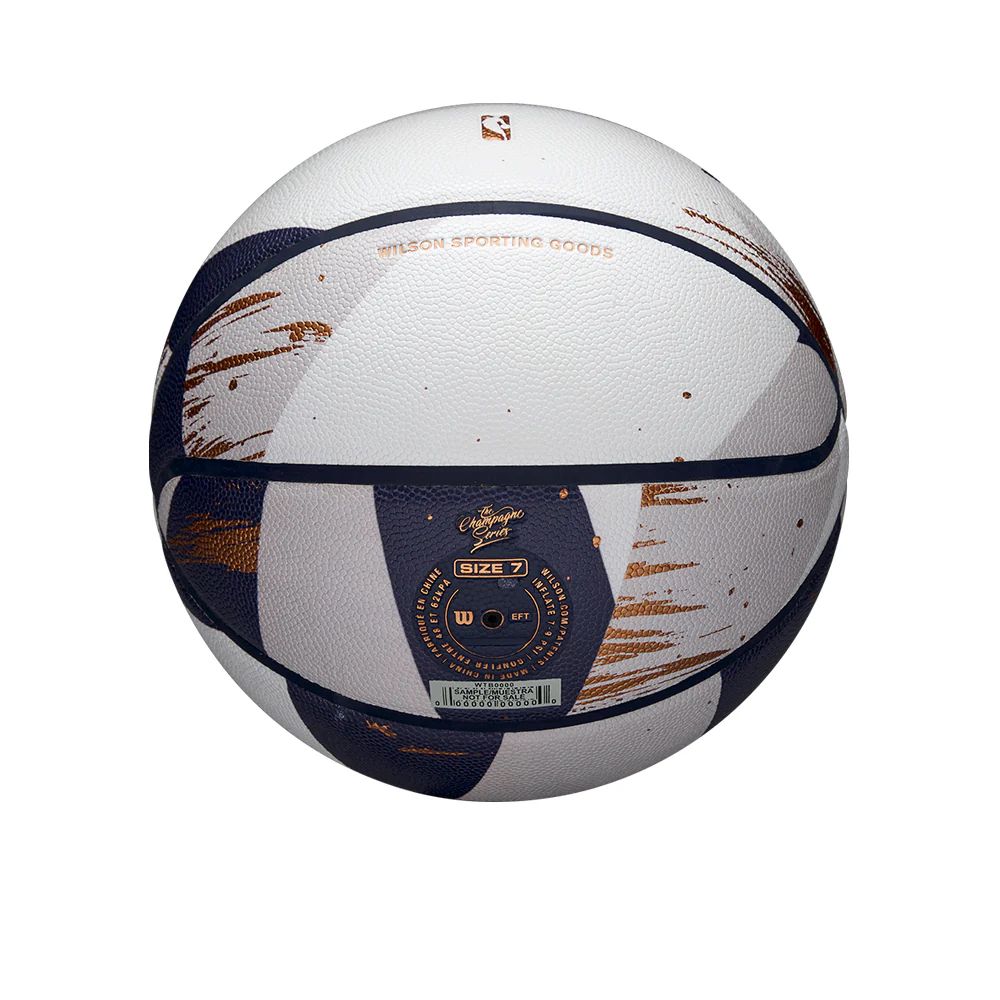 WILSON NBA Champagne Series 2 Expression Basketball Ball - White - ONE SIZE