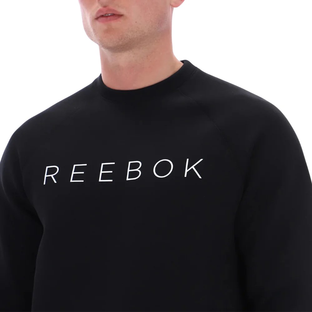REEBOK Graphic Men's Sweatshirt - Black - L (US SIZE)