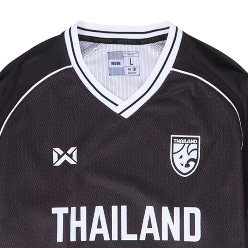 WARRIX New Chapter - Oversized Unisex Football Jersey - Black - L (ASIAN SIZE)