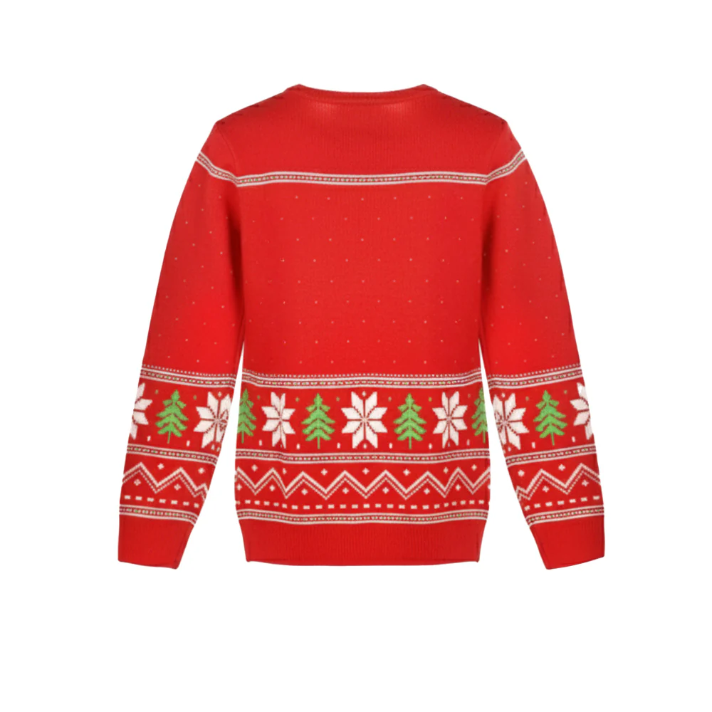 LFC Fairisle Christmas Men's Sweatshirt - Red - 2XL (UK SIZE)