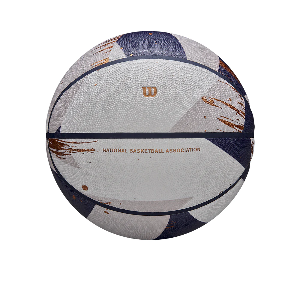 WILSON NBA Champagne Series 2 Expression Basketball Ball - White - ONE SIZE