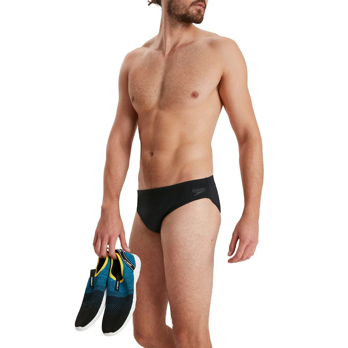 SPEEDO Eco Endurance + 7cm Brief Men's Swim Shorts - Black - US 30