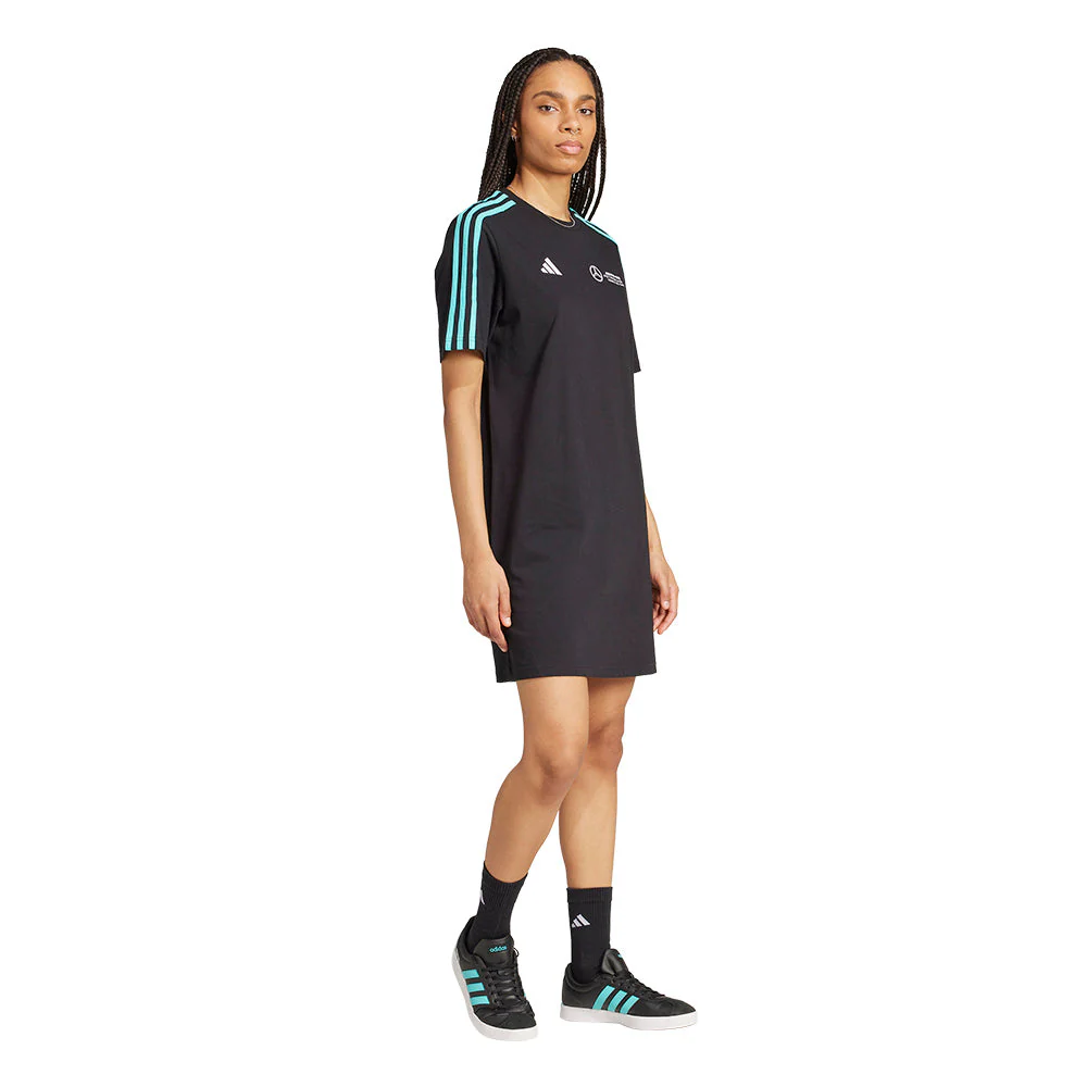 ADIDAS Mercedes - AMG Petronas Formula One Team DNA Women's Dress - Black - L (UK SIZE)