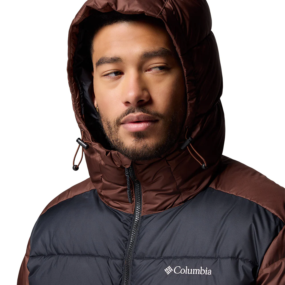 COLUMBIA Pike Lake™ II Hooded Men's Hiking Jacket - Brown - 2XL (US SIZE)