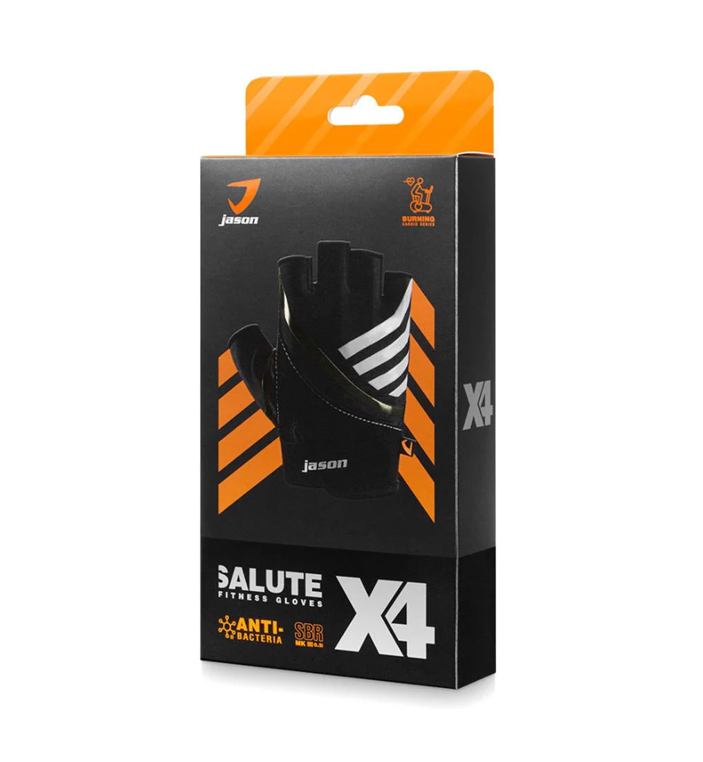 JASON X-Salute IV Men's Training Gloves - Black - L