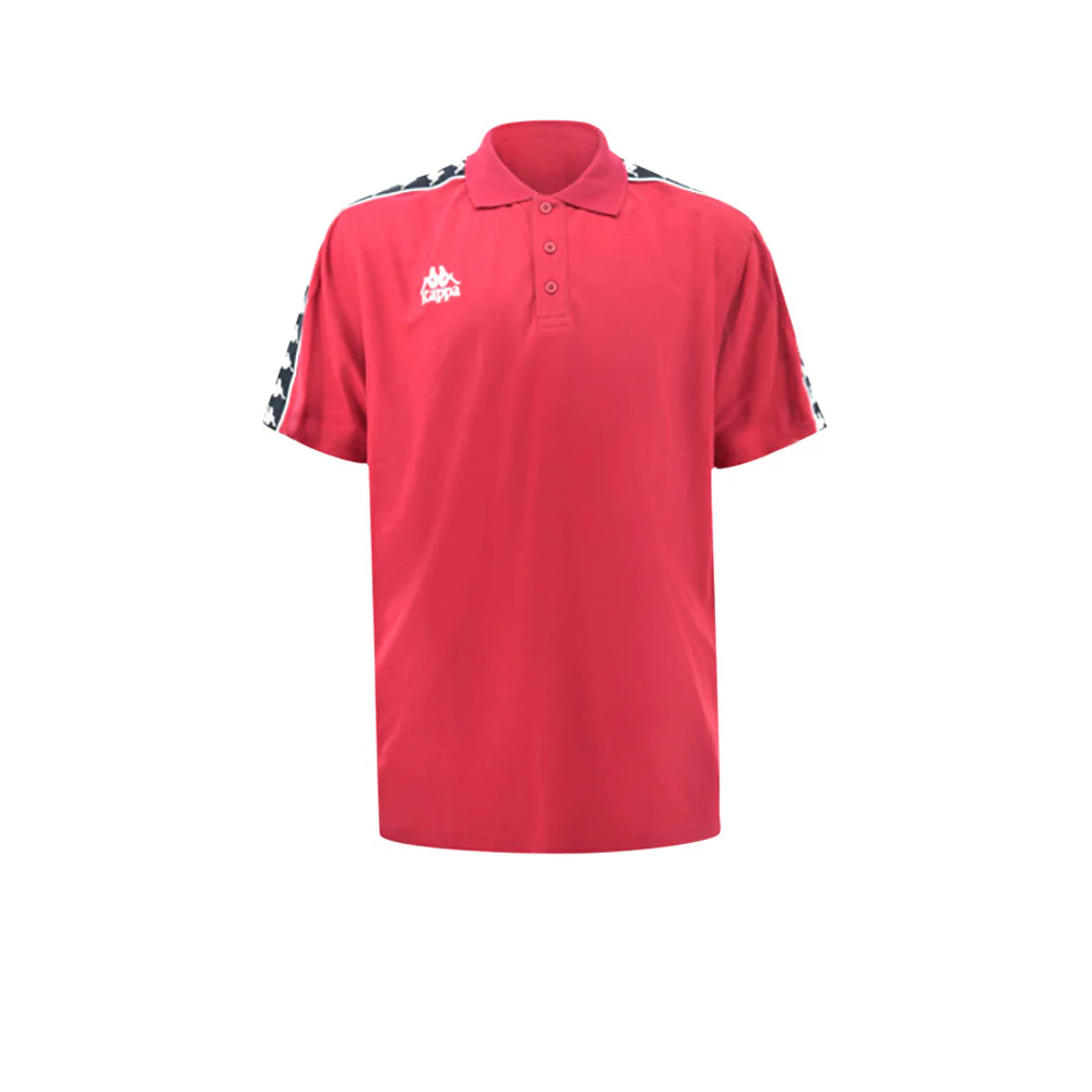 KAPPA Basic Banda Unisex Polo Shirt - Red - 2XL (US SIZE)