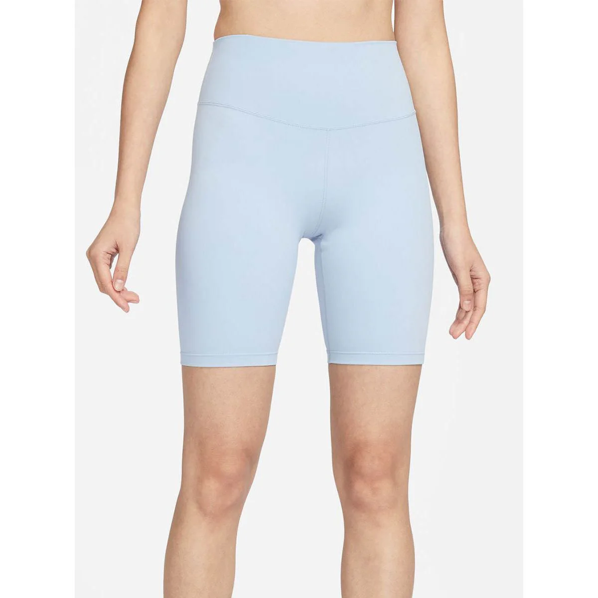 NIKE One High-Waisted 8" Women's Biker Shorts - Blue - L (ASIAN SIZE)