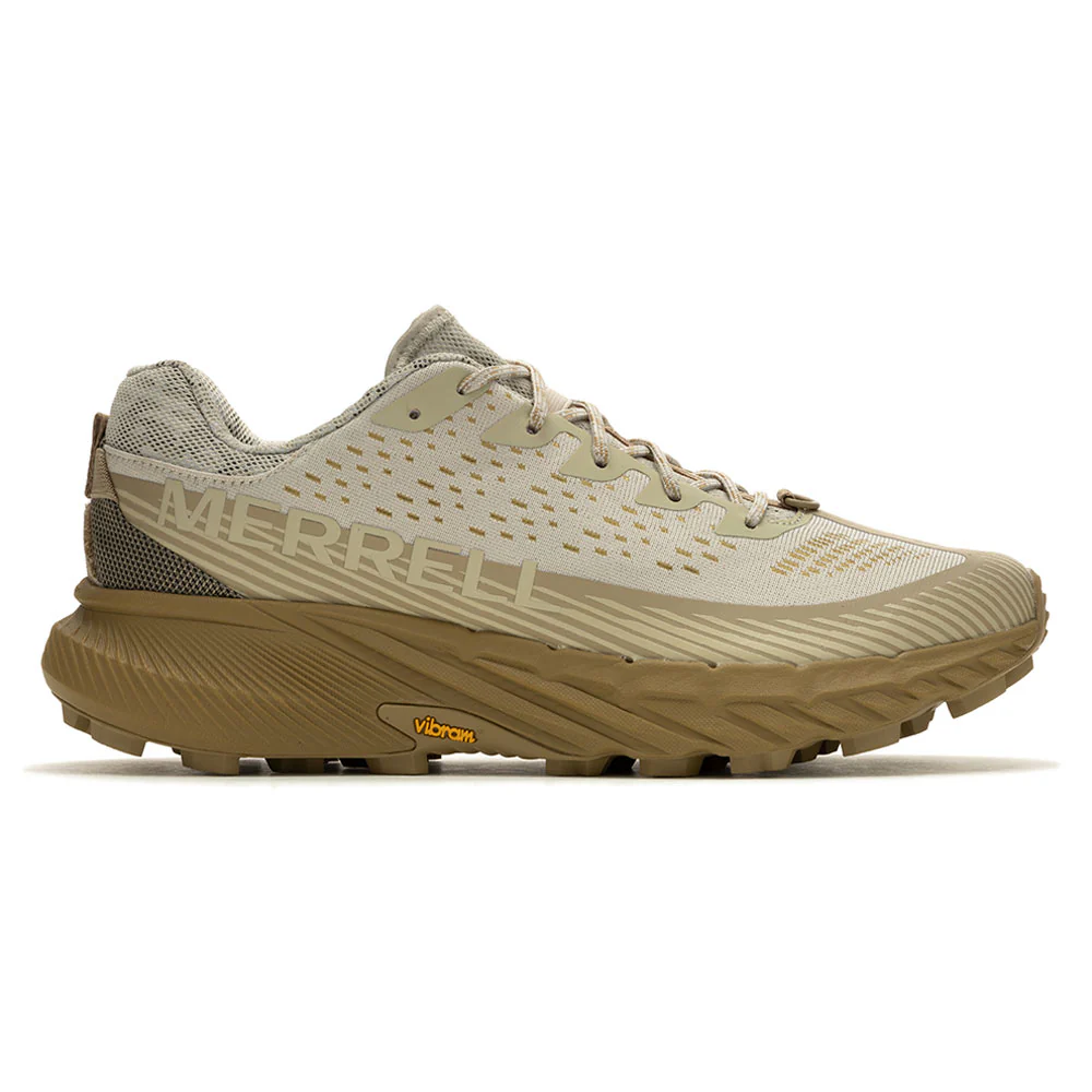 MERRELL Agility Peak 5 Men's Trail Running Shoes - Beige - US 10