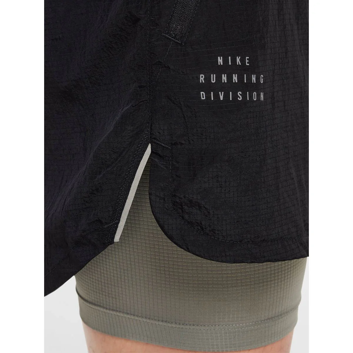 NIKE Dri-FIT Stride 5" Running Division 2-in-1 Men's Running Shorts - Black - L (ASIAN SIZE)