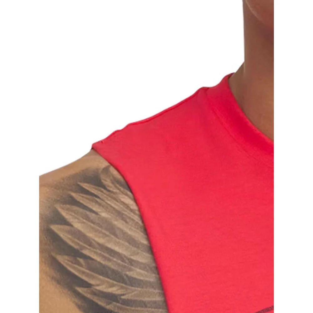 UNDER ARMOUR Project Rock Iron Men's Training Tank - Red - L (US SIZE)