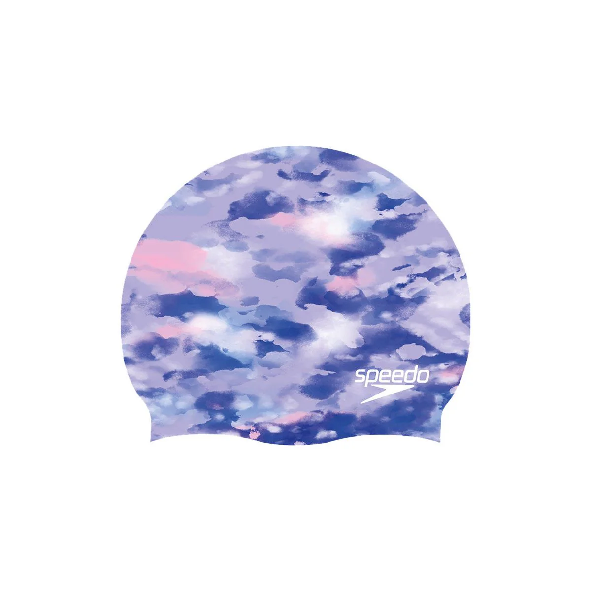 SPEEDO Junior Digital Printed Kids Swim Cap - Purple - ONE SIZE