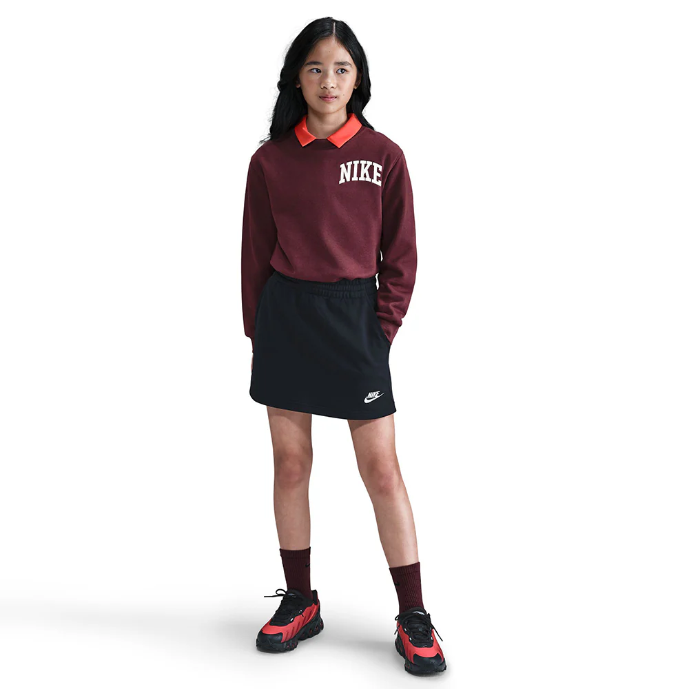 NIKE Sportswear Club Girls Skirt - Purple - L (US SIZE)
