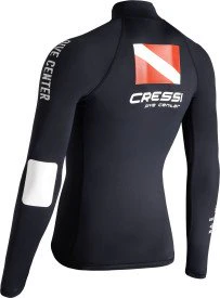 CRESSI Dive Center Lady Rash Guard Long Sleeve - Black - L