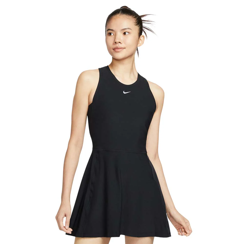 NIKE Victory Dri-FIT Women's Tennis Dress - Black - L (US SIZE)