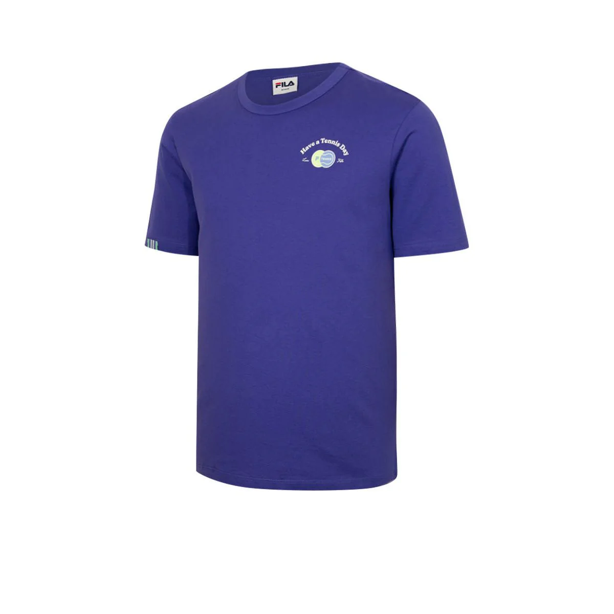 FILA Tennis Club Unisex T-Shirt - Purple - 2XL (US SIZE)