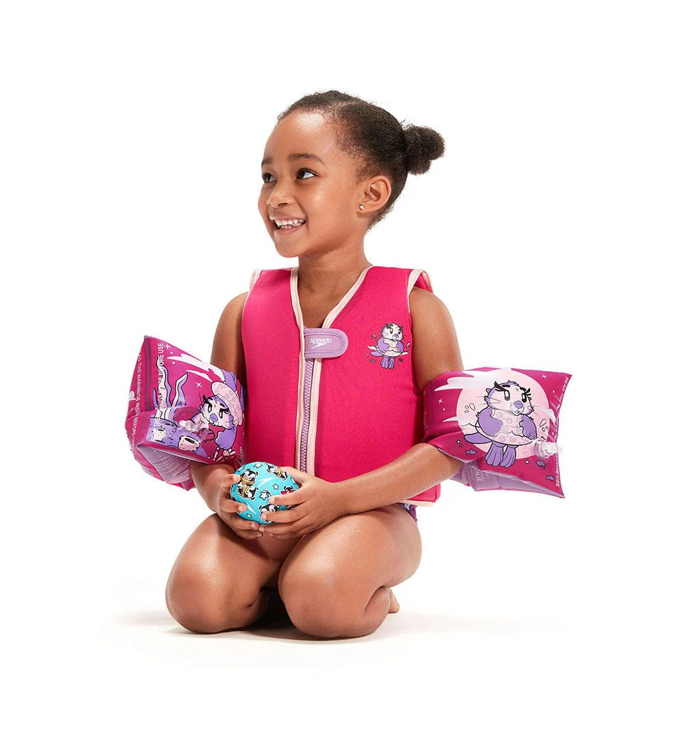 SPEEDO 8-1173414660 Kids Swim Armbands - Pink - 2-6 YEARS