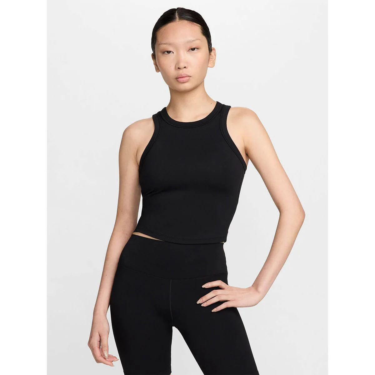 NIKE One Fitted Women's Training Tank - Black - L (ASIAN SIZE)
