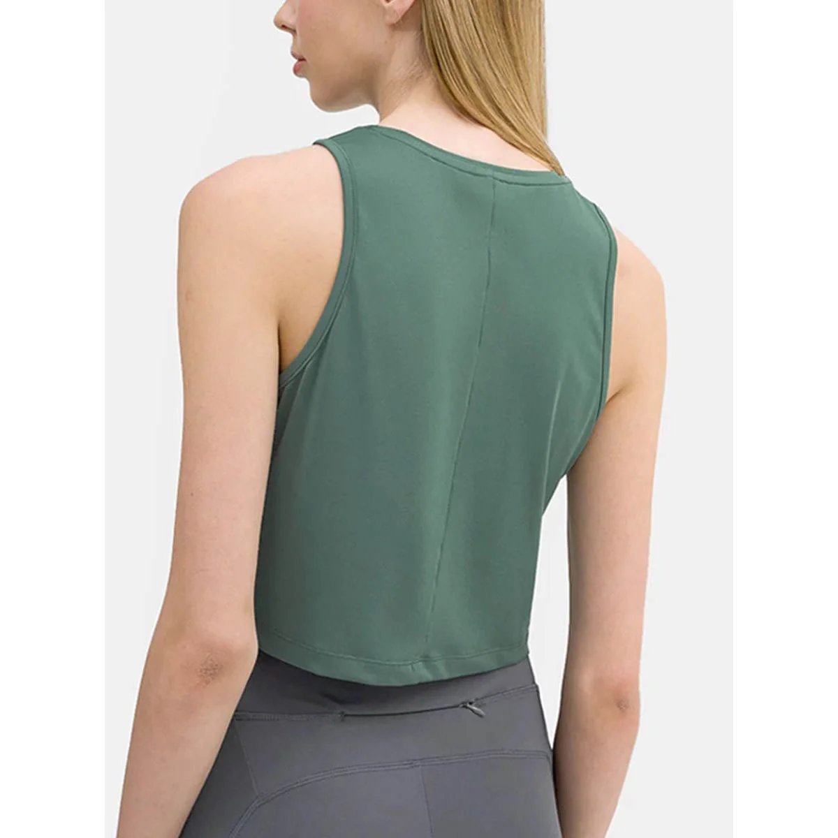 4F Quick-Drying Women's Running Tank - Green - L