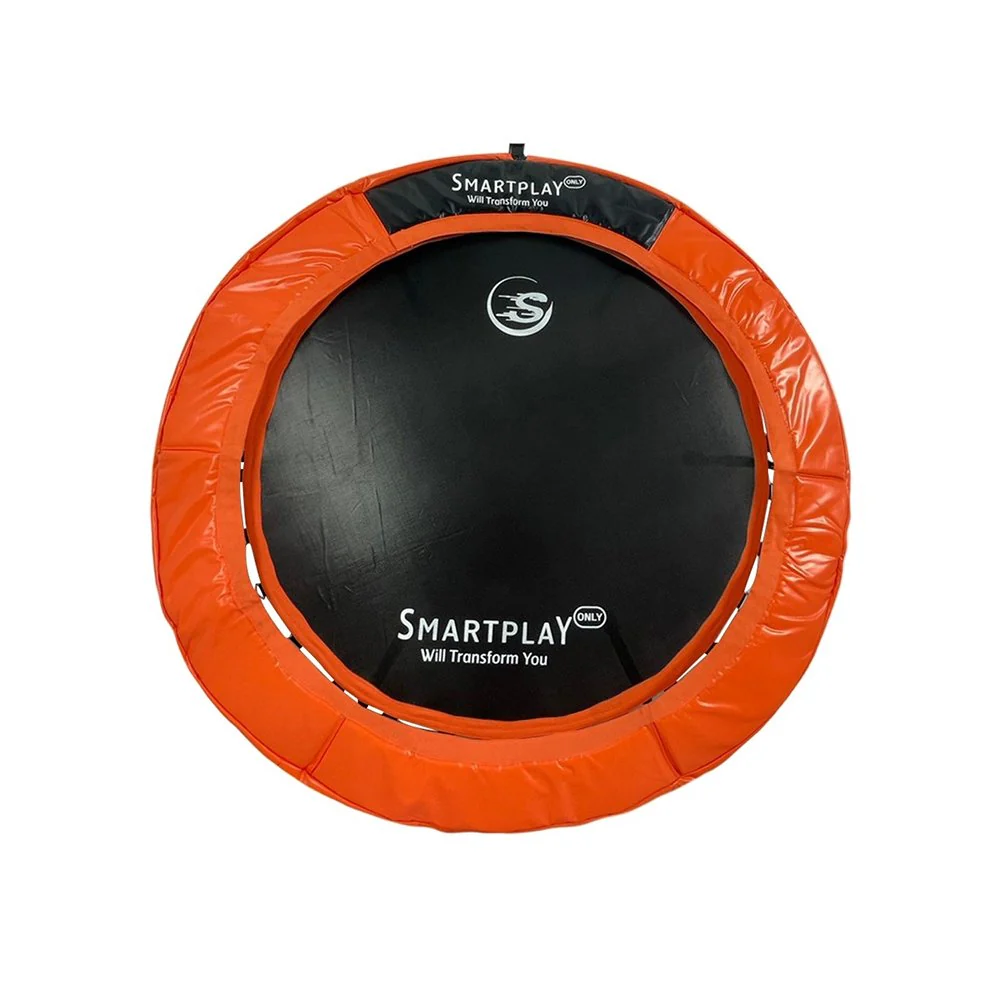 Smartplayonly แทรมโพลีนที่กระโดด รุ่นซุปเปอร์เบาซ์โปร พับเก็บขาได้ ขนาด 55 นิ้ว สีส้ม - Orange - One Size