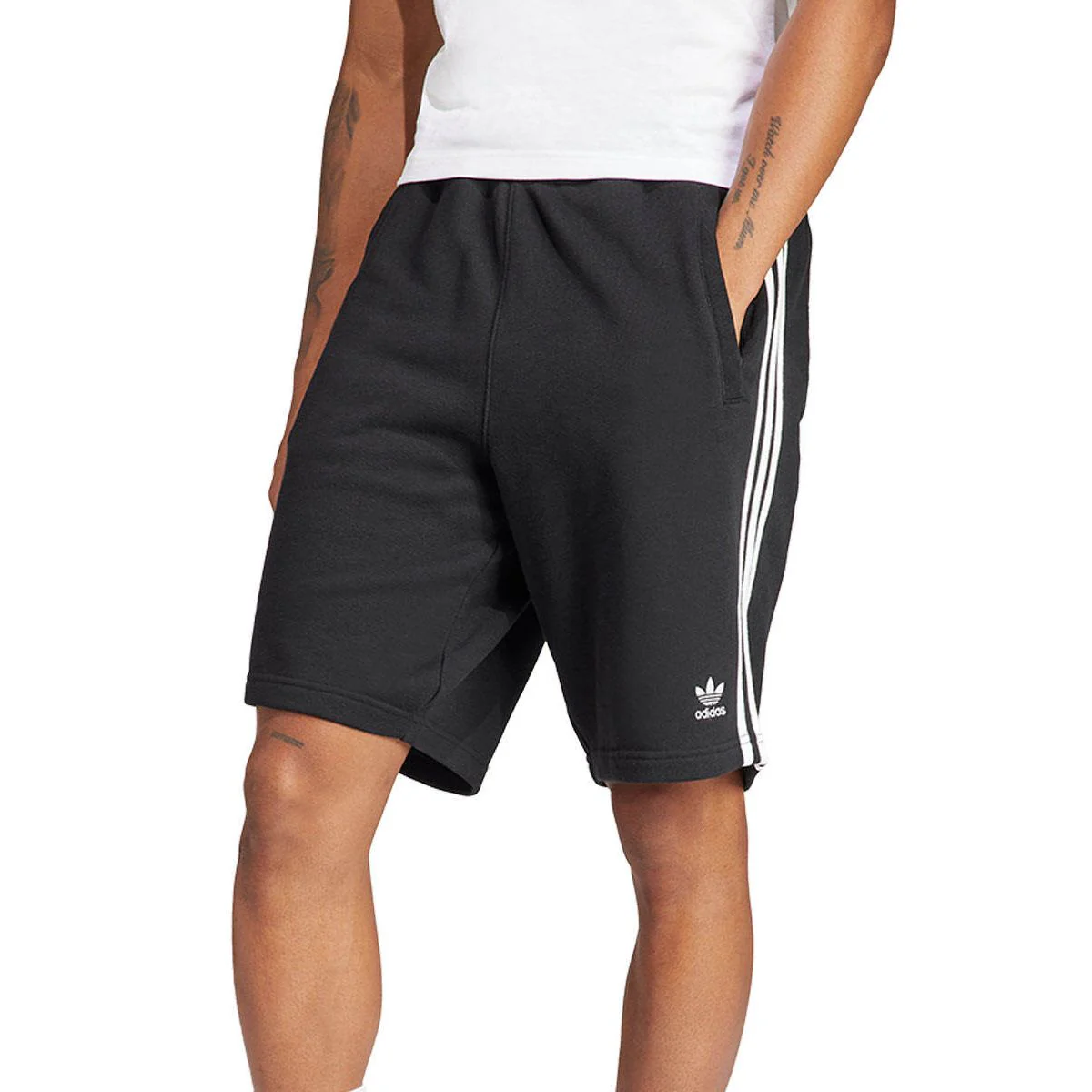 ADIDAS ORIGINALS Adicolor 3-Stripes Men's Lifestyle Shorts - Black - 2XL (ASIAN SIZE)