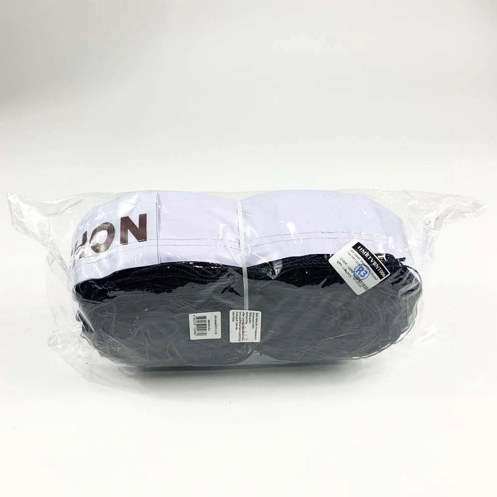 Marathon มาราธอน ตาข่ายวอลเลย์บอล Marathon เน็ตวอลเลย์บอลแข่งขัน รุ่น MV111X ขอบบน-ล่าง มีลวดสลิง - Black - One size