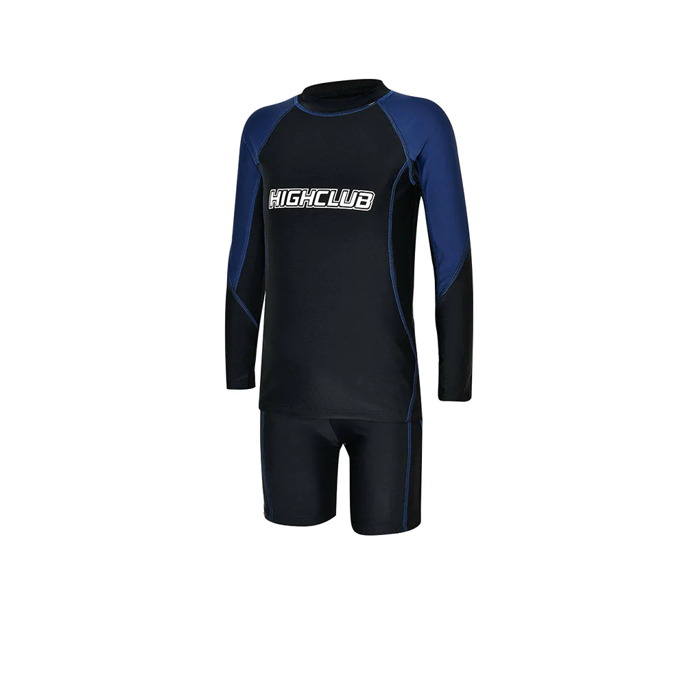HIGHCLUB UPFK03 Boys Swimsuit - Black - 14 K (US SIZE)