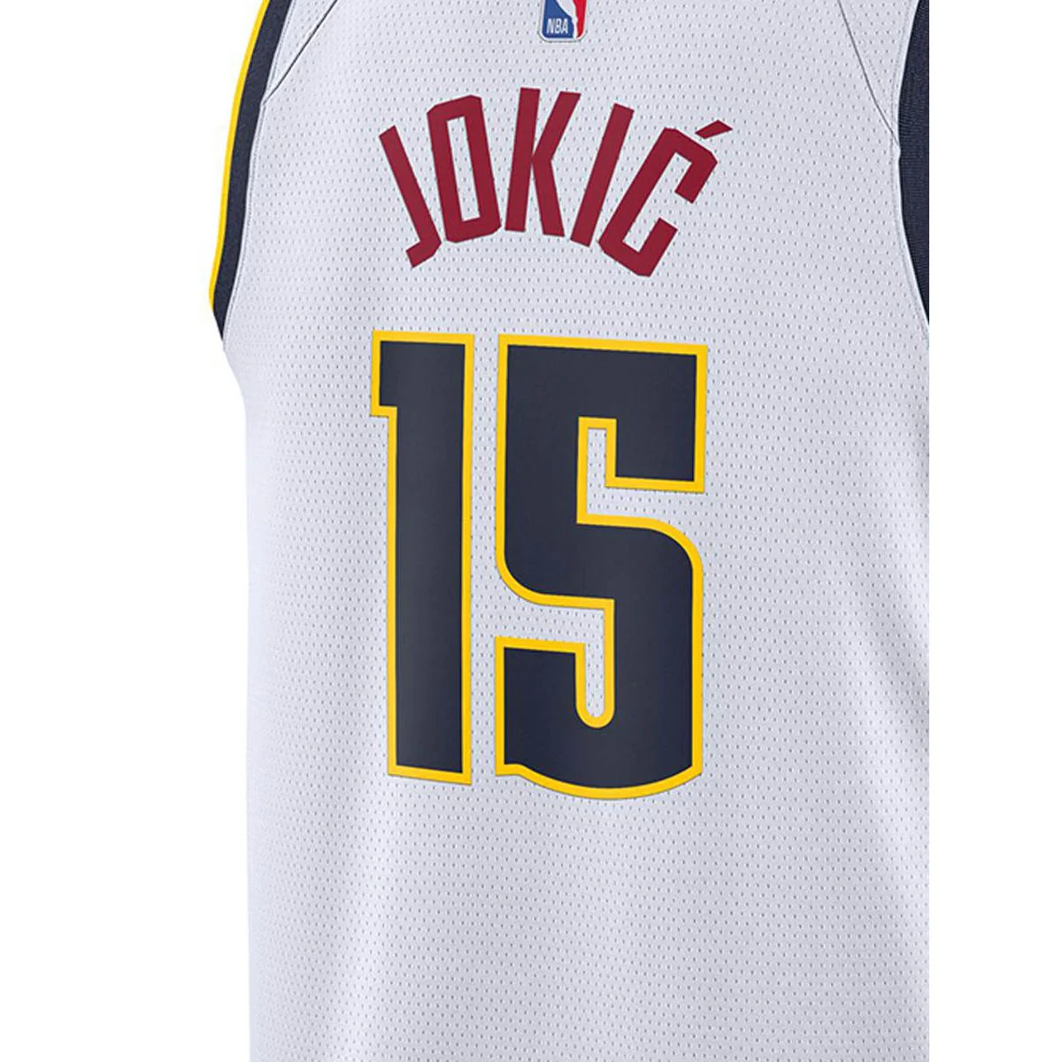 NIKE Denver Nuggets Association Edition 2022/23 Men's Basketball Jersy - White - 2XL (US SIZE)