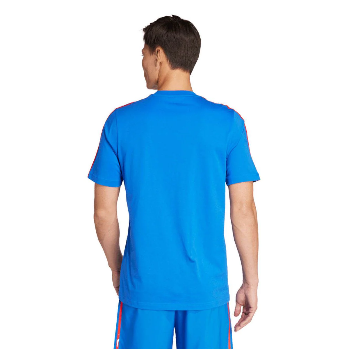 ADIDAS Italy DNA 3-Stripes Men's Football T-Shirt - Blue - 2XL (UK SIZE)