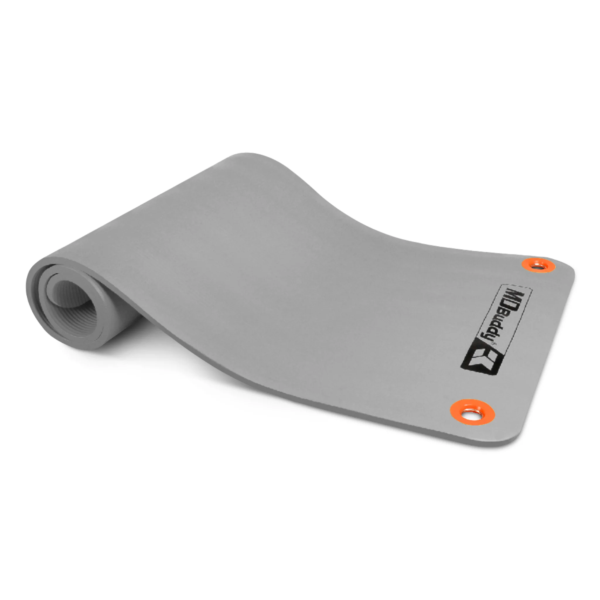 MDBuddy เสื่อออกกำลังกาย NBR 180 x 60cm สีเทา (MD9004-GRAY) - Gray - ONE SIZE