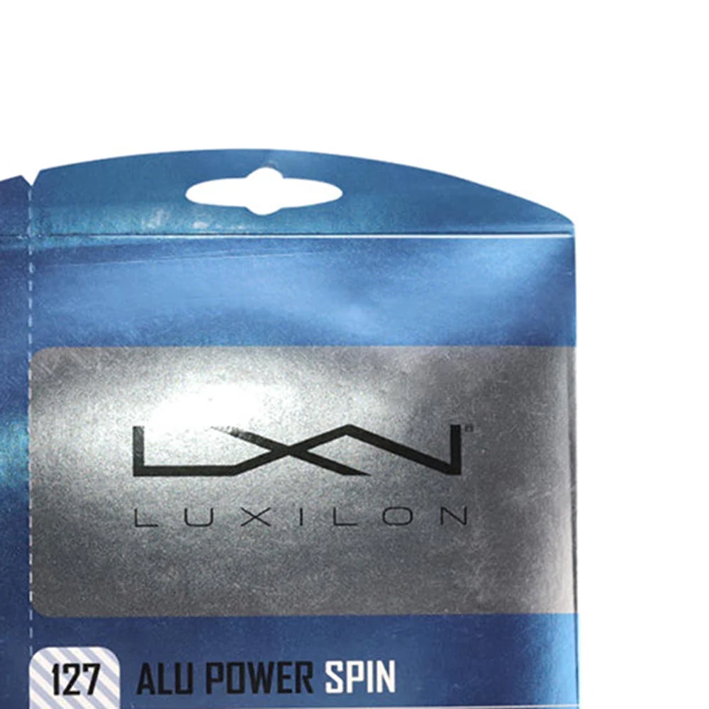WILSON Luxilon ALU Power 127 Spin Tennis String - Silver - ONE SIZE