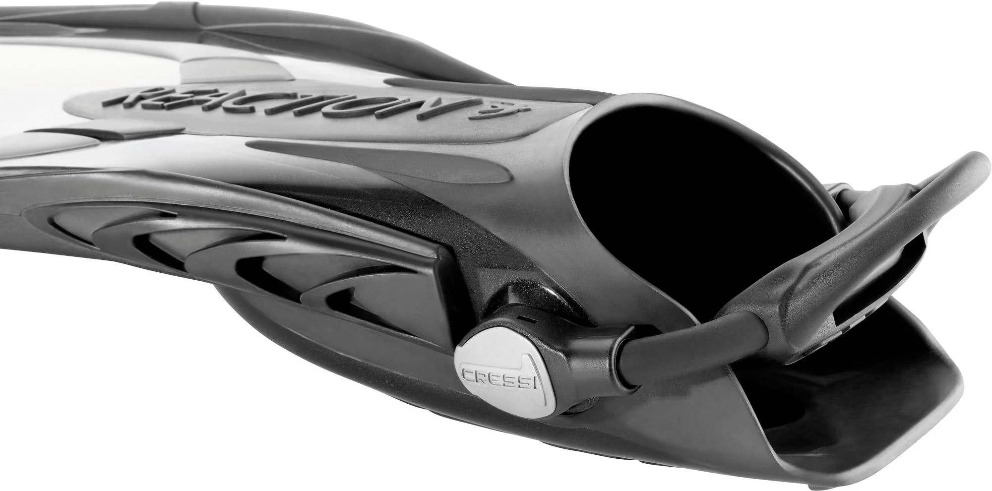 CRESSI Reaction Ebs Fins Black/Silver - Black - L