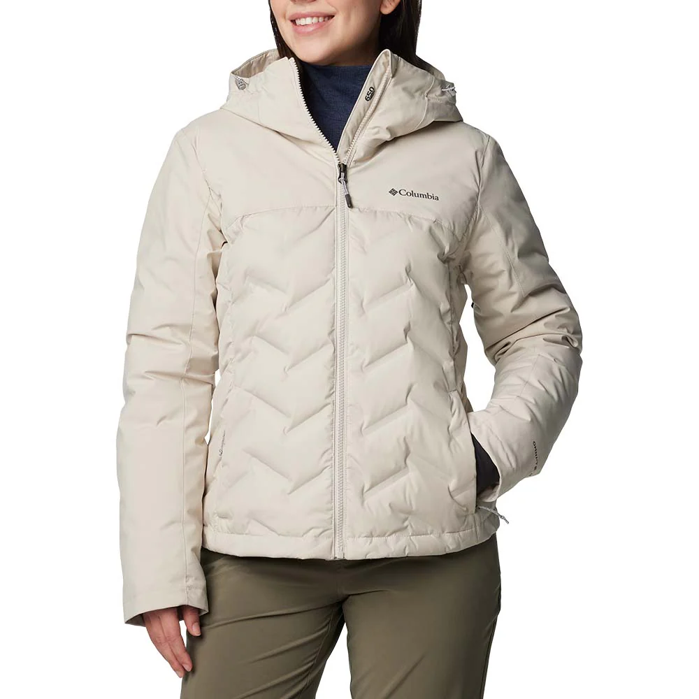 COLUMBIA Grand Trek™ III Waterproof Hooded Down Women's Jacket - Beige - 2XL (US SIZE)