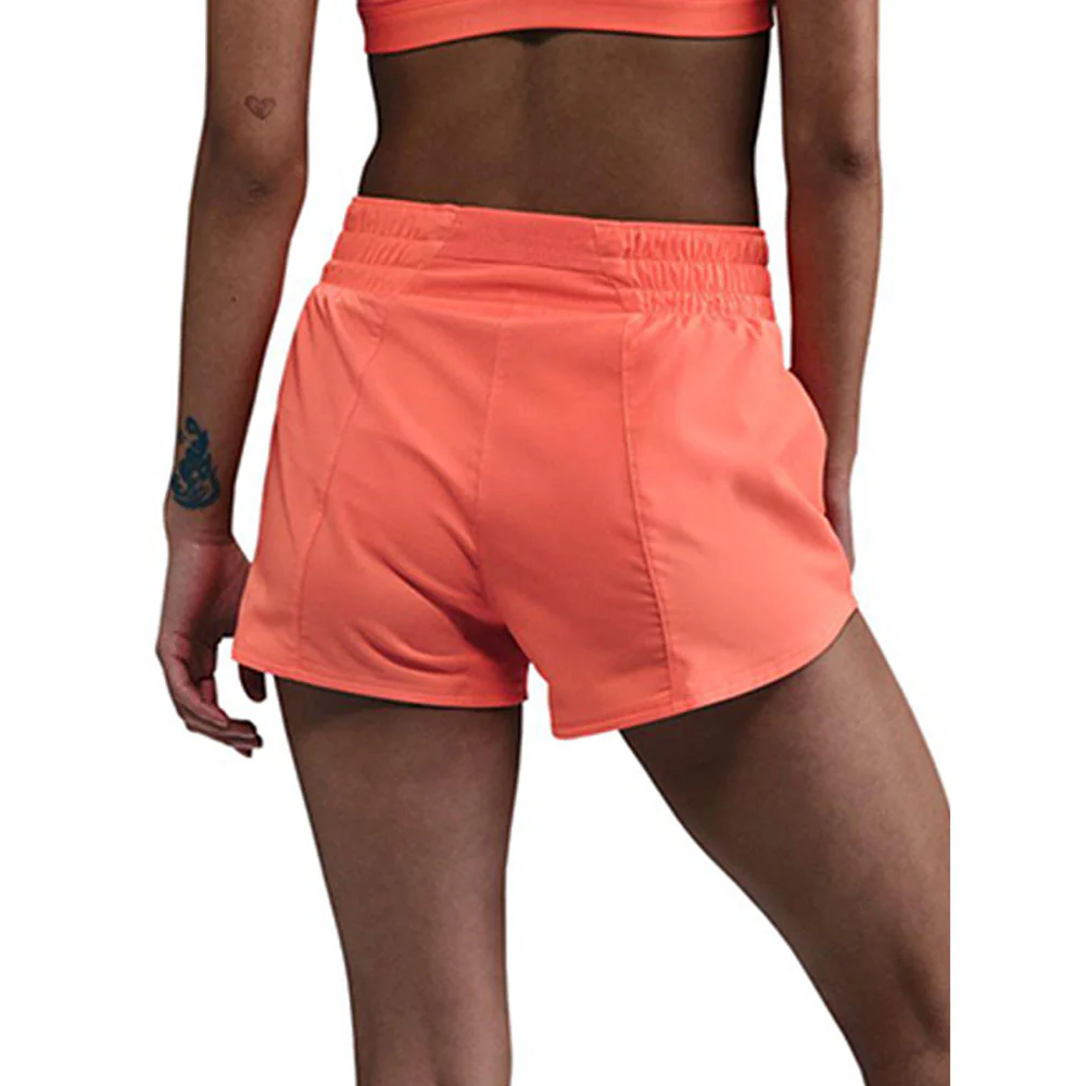 NIKE One Dri-FIT Mid-Rise Graphic Women's Running Shorts - Orange - L (ASIAN SIZE)