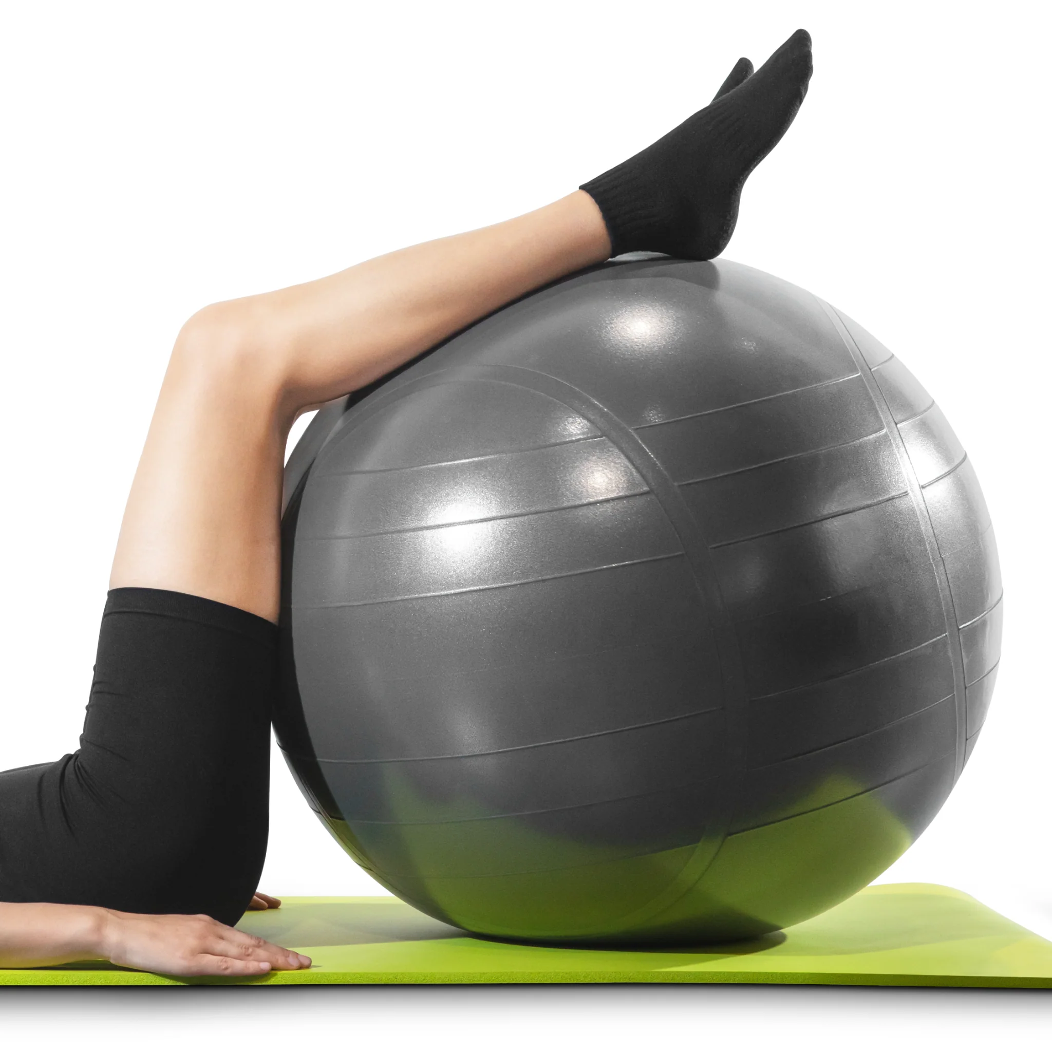 MDBuddy ลูกบอล Commercial Gym Ball ขนาด 65CM (MD1281-65MM) - Gray - ONE SIZE