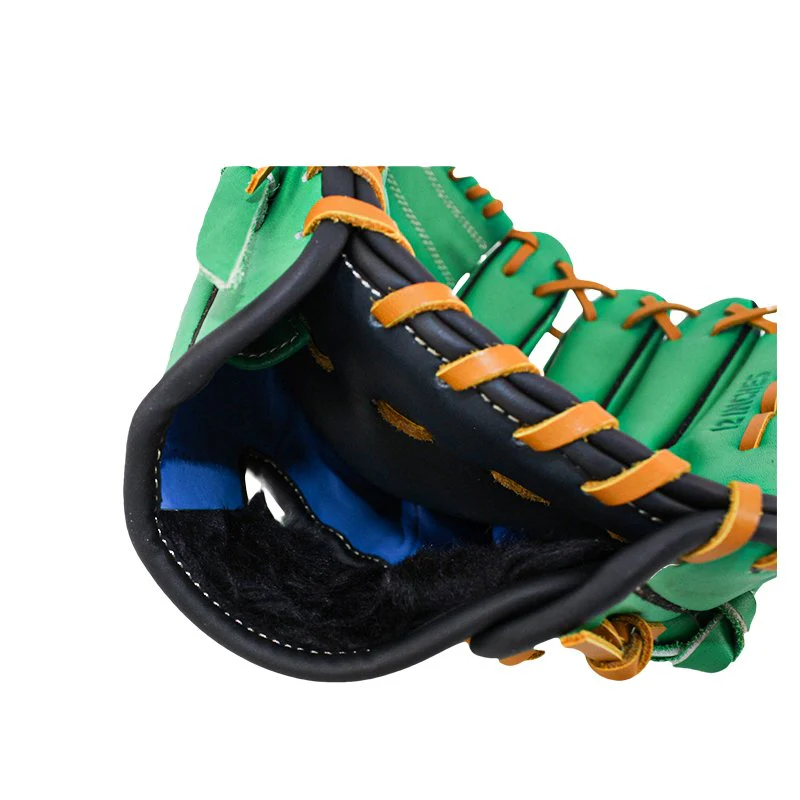 FBT Softball Gloves ถุงมือซอฟบอล Two-Piece 12 นิ้ว หนังแท้ Green 74427 - Green - One size