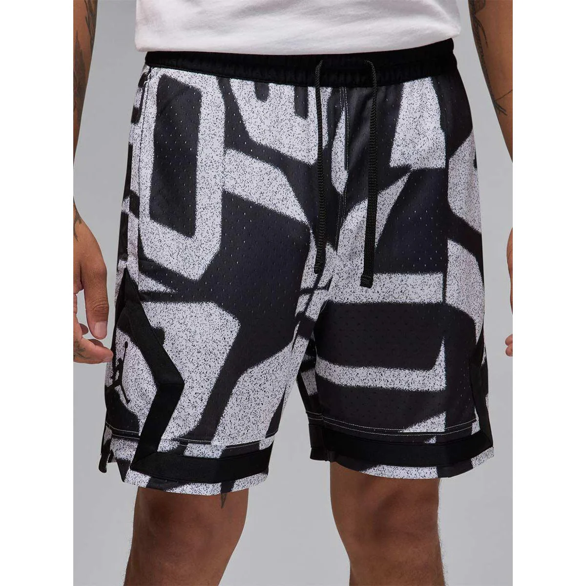 NIKE Jordan Sport Dri-FIT Mesh Men's Basketball Shorts - Black - L (US SIZE)