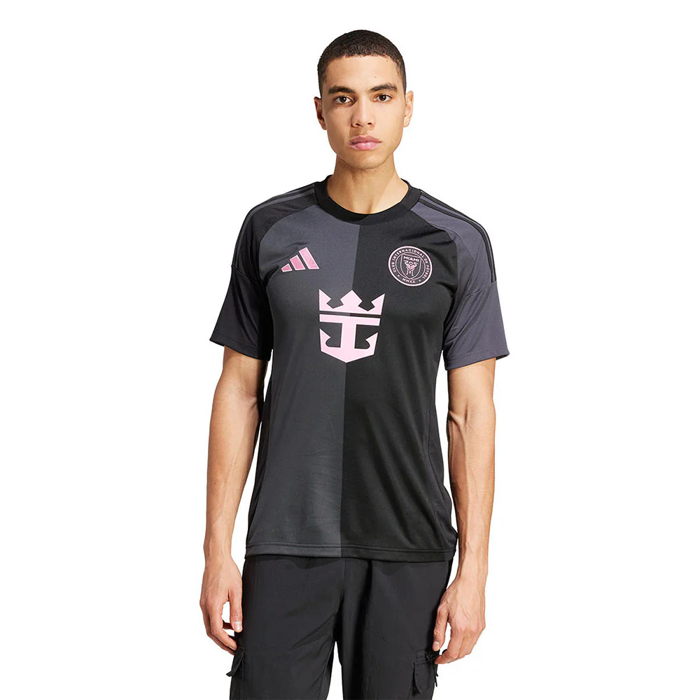 ADIDAS Men's Inter Miami CF Messi Away 2025/26 Jersey - Black - 2XL (UK SIZE)