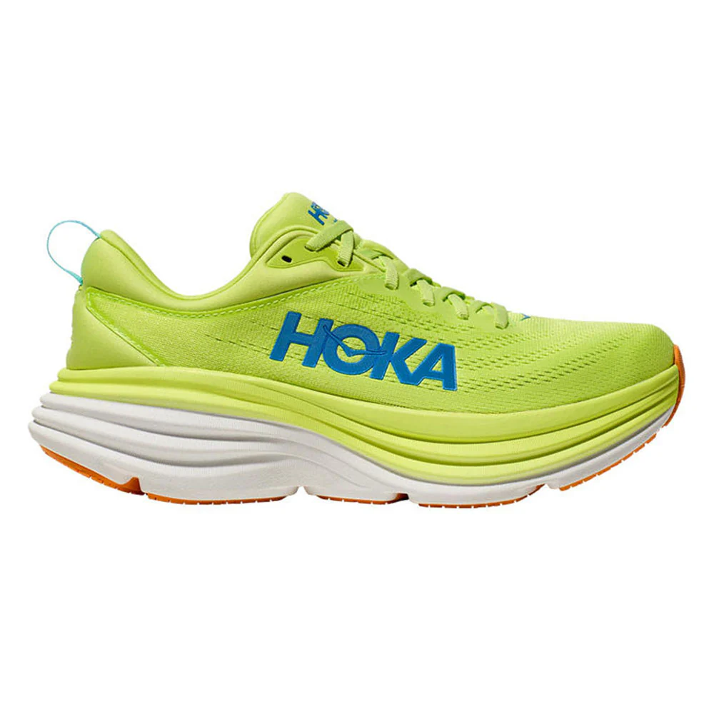 HOKA Bondi 8 Wide Men's Running Shoes - Green - US 10