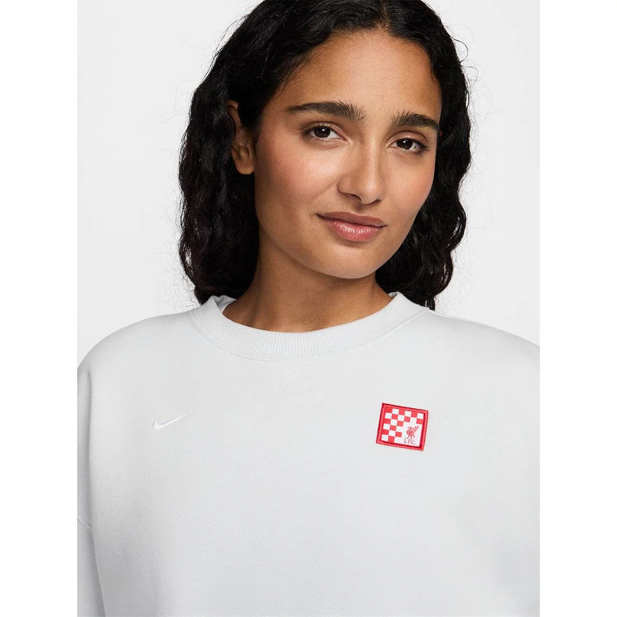 NIKE Liverpool FC Phoenix Fleece Third Women's Sweatshirt - Black - L (US SIZE)