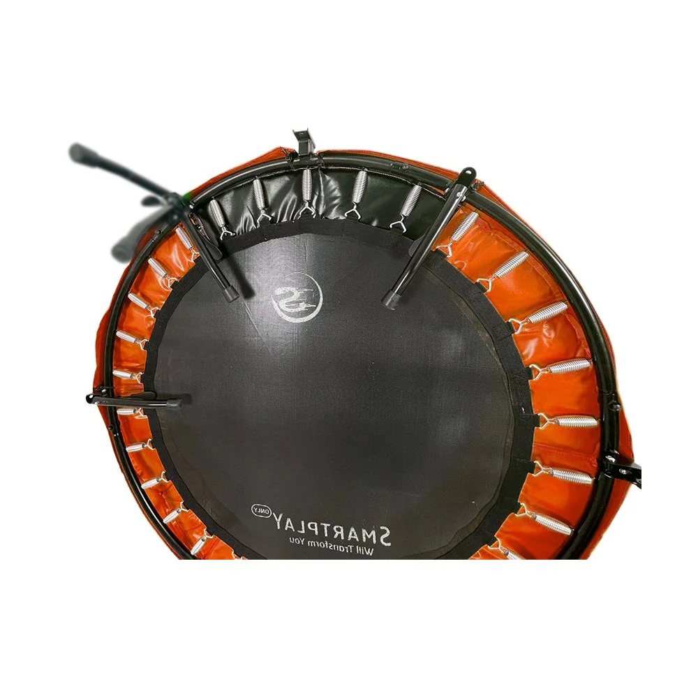 Smartplayonly แทรมโพลีนที่กระโดด รุ่นซุปเปอร์เบาซ์โปร พับเก็บขาได้ ขนาด 55 นิ้ว สีส้ม - Orange - One Size