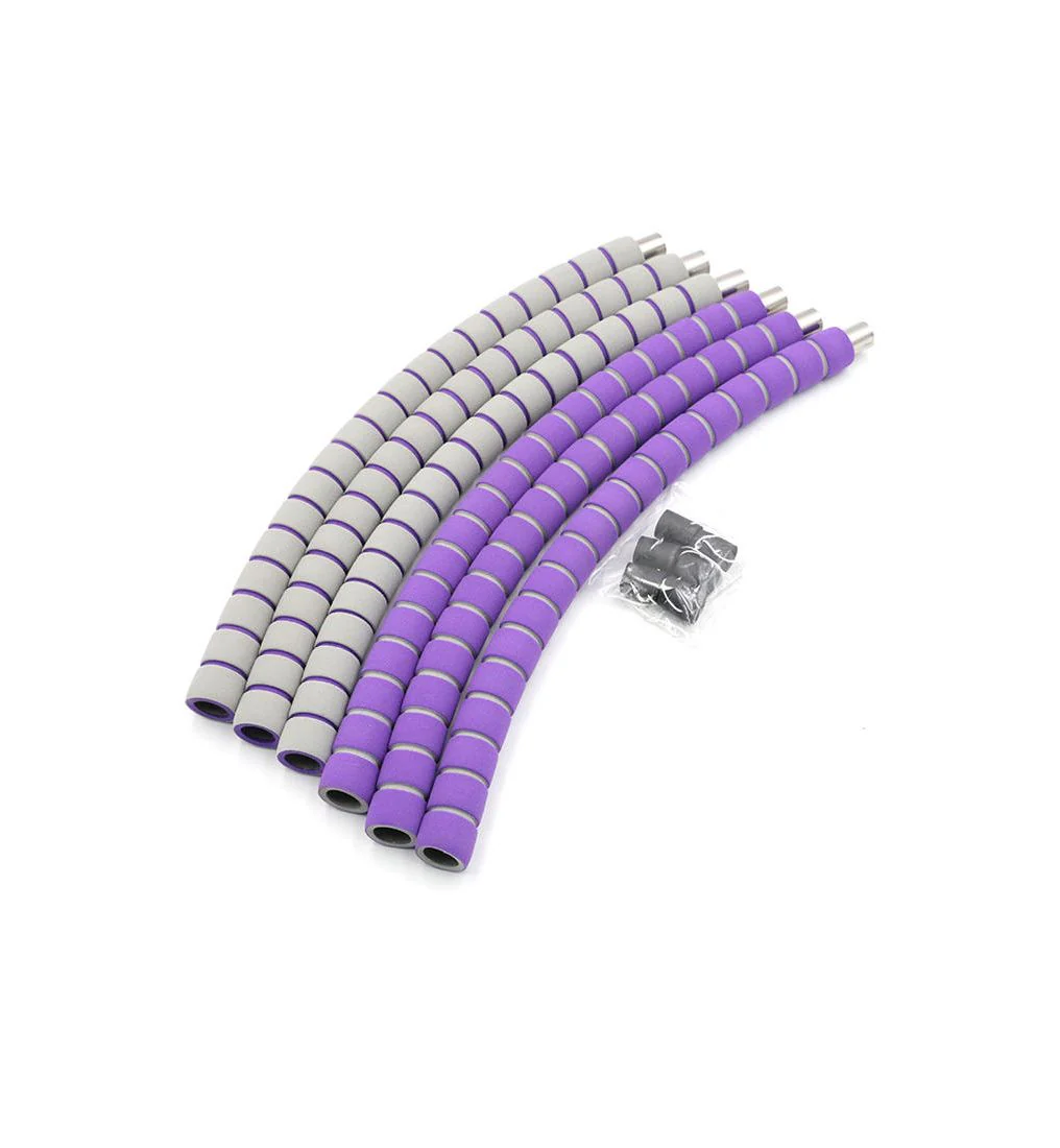 S SPORTS SC-HH020 Foam Hula Hoop - Purple - ONE SIZE