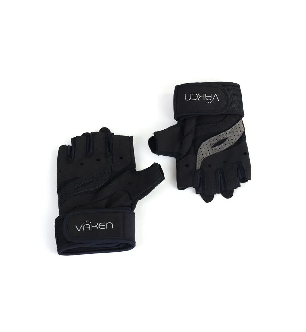 VAKEN Fitness Men's Training Gloves - Black - L (US SIZE)