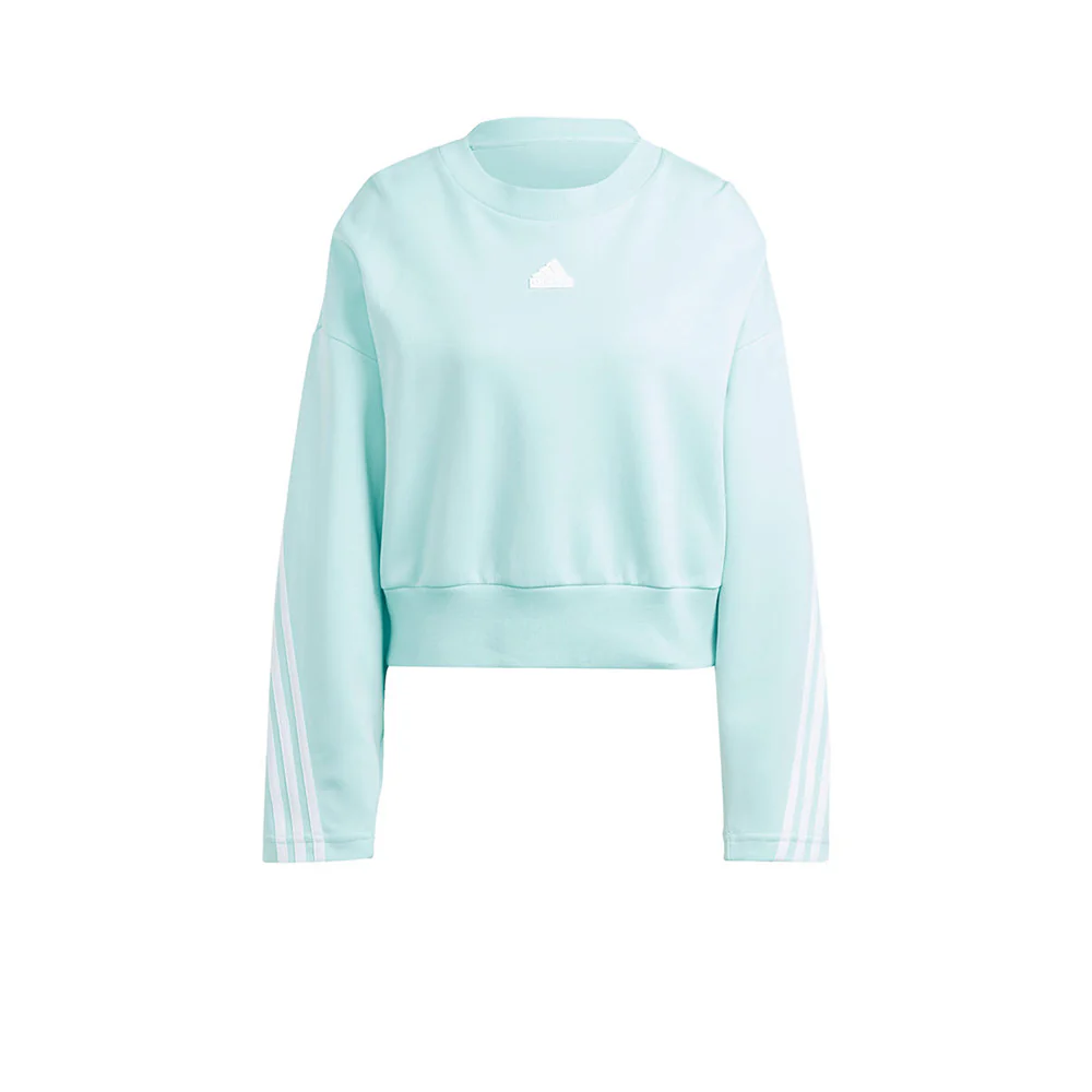 ADIDAS Future Icons 3-Stripes Women's Sweatshirt - Blue - L (ASIAN SIZE)