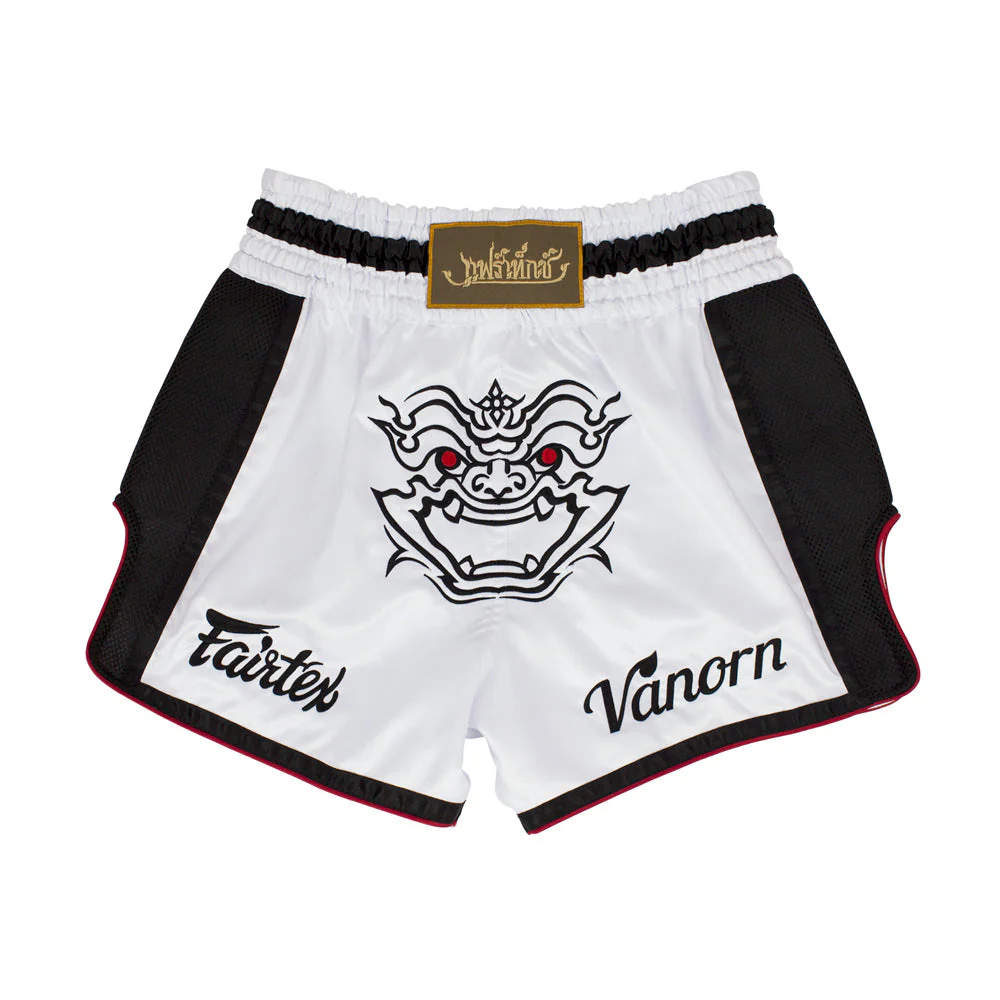 Muay Thai Shorts - BS1712 Vanorn - White - L