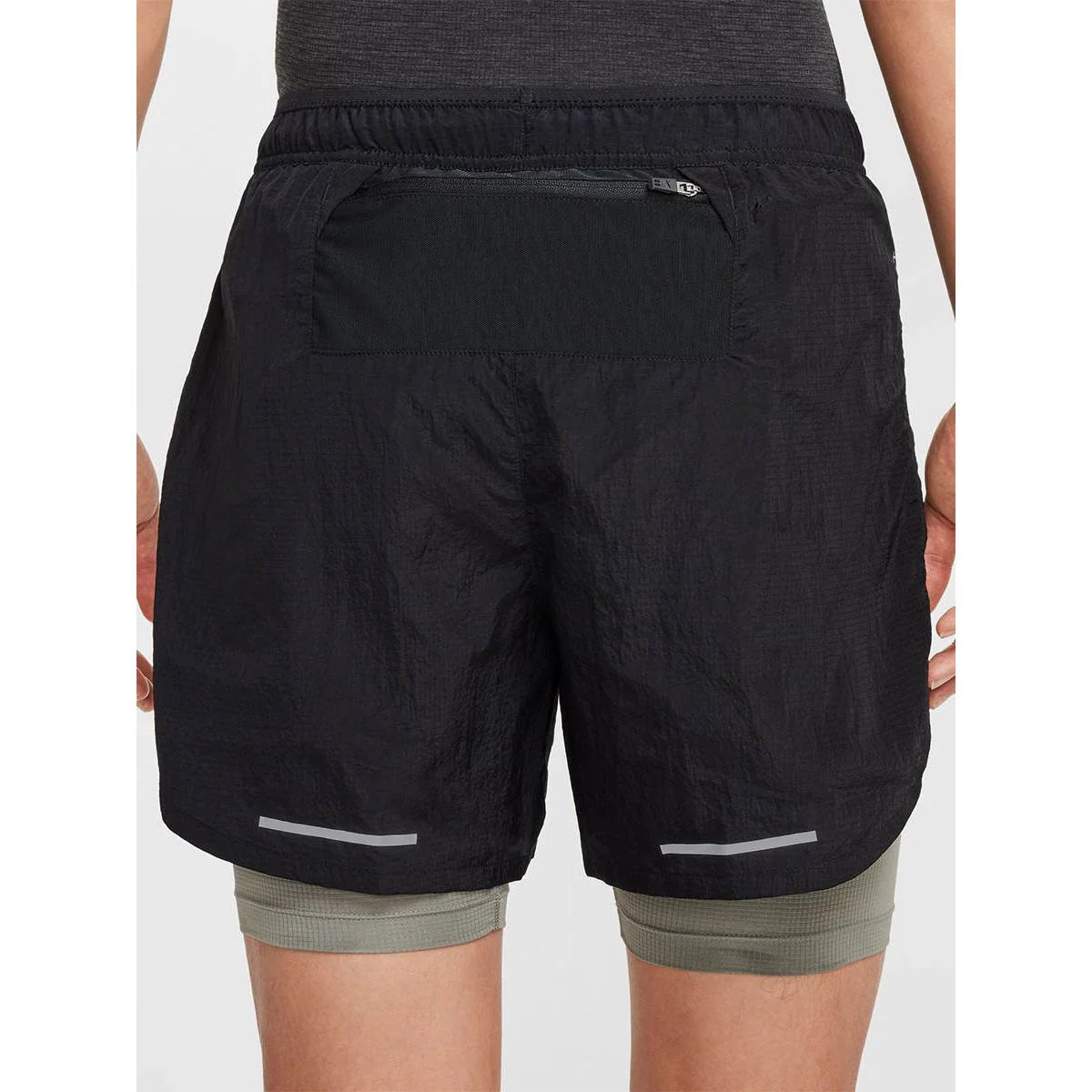 NIKE Dri-FIT Stride 5" Running Division 2-in-1 Men's Running Shorts - Black - L (ASIAN SIZE)