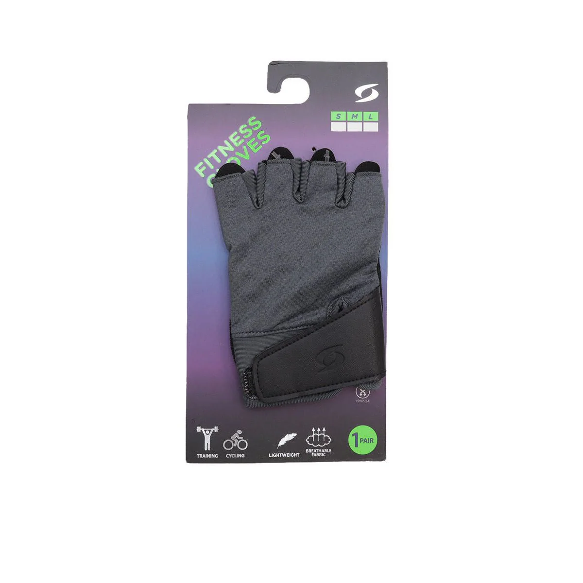 S SPORTS SG504 Men's Training Gloves - Grey - L (US SIZE)