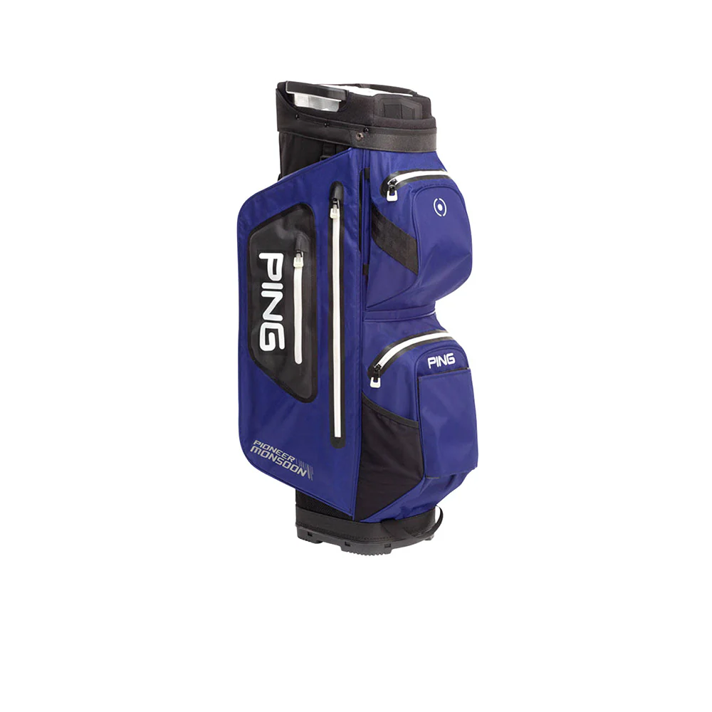 PING Pioneer Monsoon 201 Golf Bag - Blue - ONE SIZE